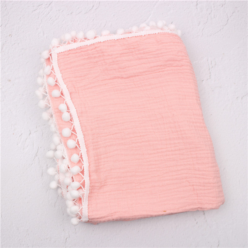 HKM-225043 Luxe Toddler Gauze Stroller Blanket – Soft, Comfortable, Multiple Colors Available