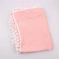 HKM-225043 Luxe Toddler Gauze Stroller Blanket – Soft, Comfortable, Multiple Colors Available