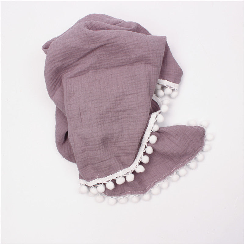 HKM-225043 Luxe Toddler Gauze Stroller Blanket – Soft, Comfortable, Multiple Colors Available