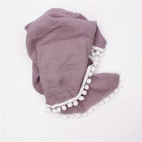 HKM-225043 Luxe Toddler Gauze Stroller Blanket – Soft, Comfortable, Multiple Colors Available