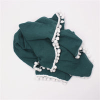 HKM-225043 Luxe Toddler Gauze Stroller Blanket – Soft, Comfortable, Multiple Colors Available
