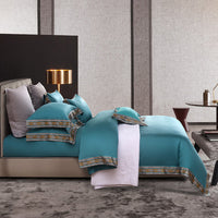 HKM-225043 Pure Cotton Hyaluronic Acid Long Staple Cotton Four-Piece Bedding Set