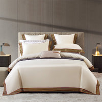 HKM-225043 Pure Cotton Hyaluronic Acid Long Staple Cotton Four-Piece Bedding Set