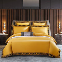 HKM-225043 Pure Cotton Hyaluronic Acid Long Staple Cotton Four-Piece Bedding Set