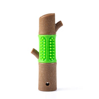 HKM-225171 Molar Stick Dog Toy for Teeth Cleaning - Durable Wood Plastic TPR Design in Multiple Colors