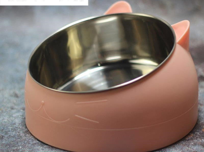 HKM-225235 Multifunctional Double Dog and Cat Bowl with Anti-Overturning Design, PS Resin Material