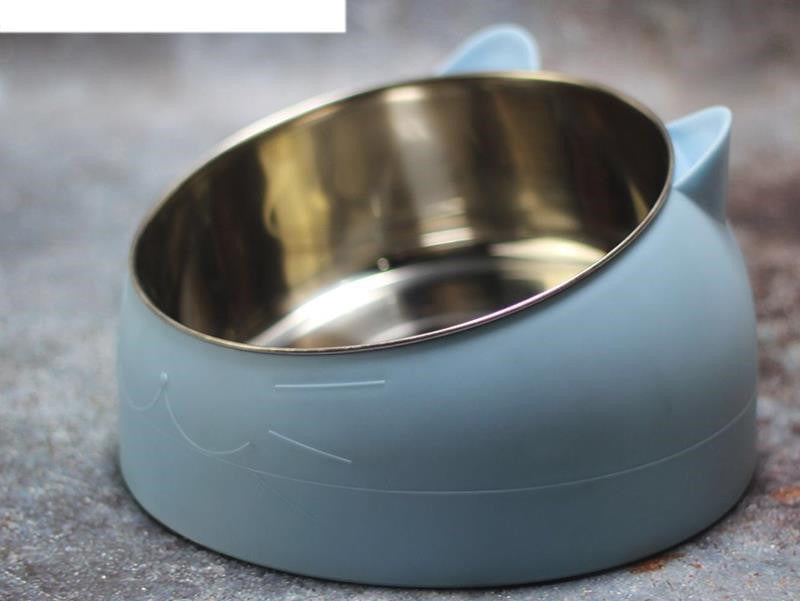 HKM-225235 Multifunctional Double Dog and Cat Bowl with Anti-Overturning Design, PS Resin Material