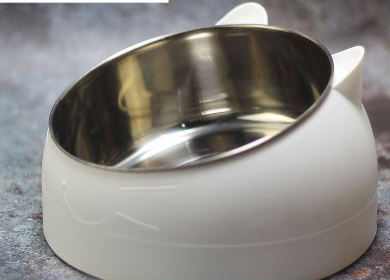 HKM-225235 Multifunctional Double Dog and Cat Bowl with Anti-Overturning Design, PS Resin Material