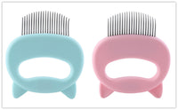 HKM-225427 Pet Hair Removal and Massaging Shell Comb for Cats and Dogs - Durable and Comfortable Design