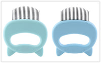 HKM-225427 Pet Hair Removal and Massaging Shell Comb for Cats and Dogs - Durable and Comfortable Design