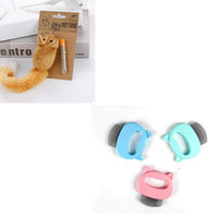 HKM-225427 Pet Hair Removal and Massaging Shell Comb for Cats and Dogs - Durable and Comfortable Design