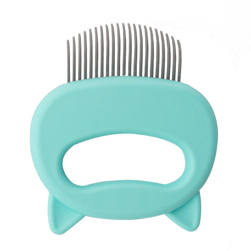 HKM-225427 Pet Hair Removal and Massaging Shell Comb for Cats and Dogs - Durable and Comfortable Design