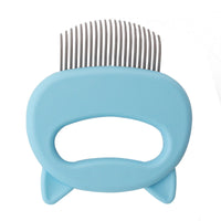 HKM-225427 Pet Hair Removal and Massaging Shell Comb for Cats and Dogs - Durable and Comfortable Design