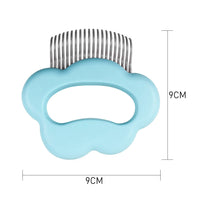 HKM-225427 Pet Hair Removal and Massaging Shell Comb for Cats and Dogs - Durable and Comfortable Design