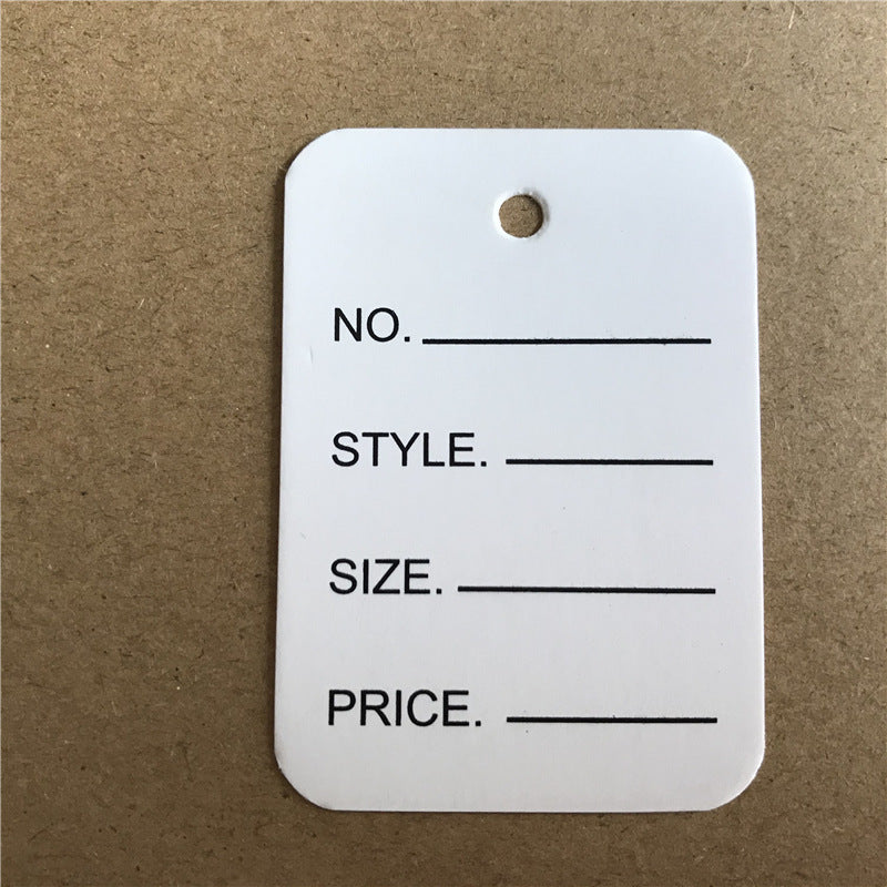 HKM-225555 Hanging Grain Home Textile Polyester Line with Plastic Buckle - 250 Tags & 1000 Rope Pieces
