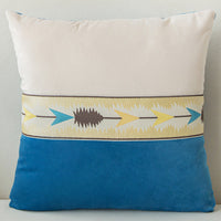 HKM-225683 Solid Color Thickened Fabric Patchwork Pillowcase 45x45cm