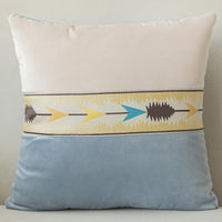 HKM-225683 Solid Color Thickened Fabric Patchwork Pillowcase 45x45cm