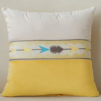 HKM-225683 Solid Color Thickened Fabric Patchwork Pillowcase 45x45cm