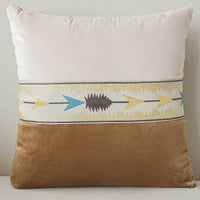 HKM-225683 Solid Color Thickened Fabric Patchwork Pillowcase 45x45cm