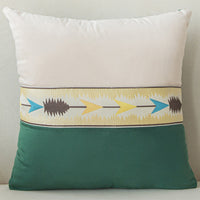 HKM-225683 Solid Color Thickened Fabric Patchwork Pillowcase 45x45cm