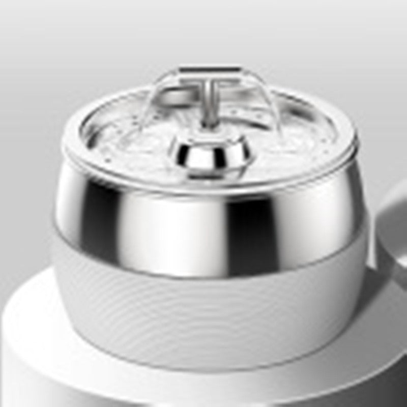 HKM-225747 Stainless Steel Automatic Pet Water Dispenser with USB Interface