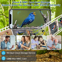 HKM-225811 Solar-Powered Smart Bird Feeder with 1080P HD Camera, AI Bird Identification, and WiFi App Control