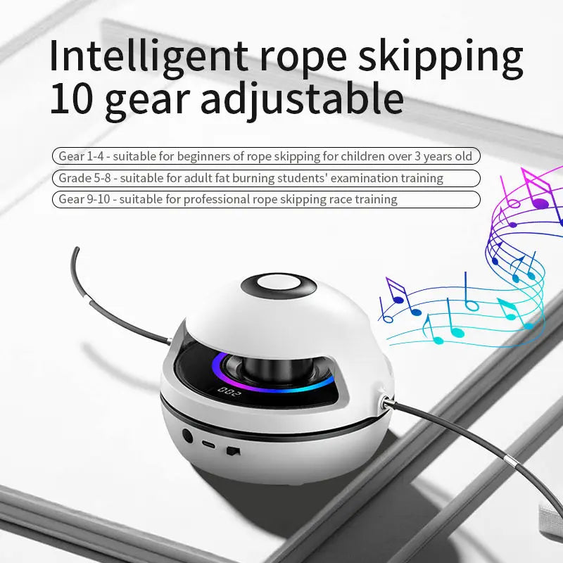 HKM-226131 Smart Electric Jump Rope Machine for Outdoor Sports Training - Fun Fitness for Ages 5+