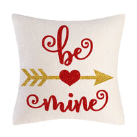 HKM-226259 Nordic Cartoon Anime Linen Pillowcase for Valentine's Day Gift