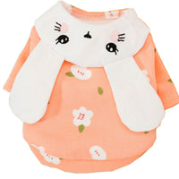 HKM-226451 Transformable Rabbit Shaped Cotton Sweatshirt for Pets