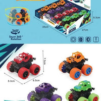 HKM-226515 Rotatable Four-Wheel Drive Police Car Toy with Inertial Stunt Action for Kids Ages 2 and Up