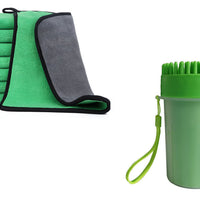 HKM-226579 Pet Foot Washing Cup - Medium and Large Sizes Available in Blue, Green, and Pink