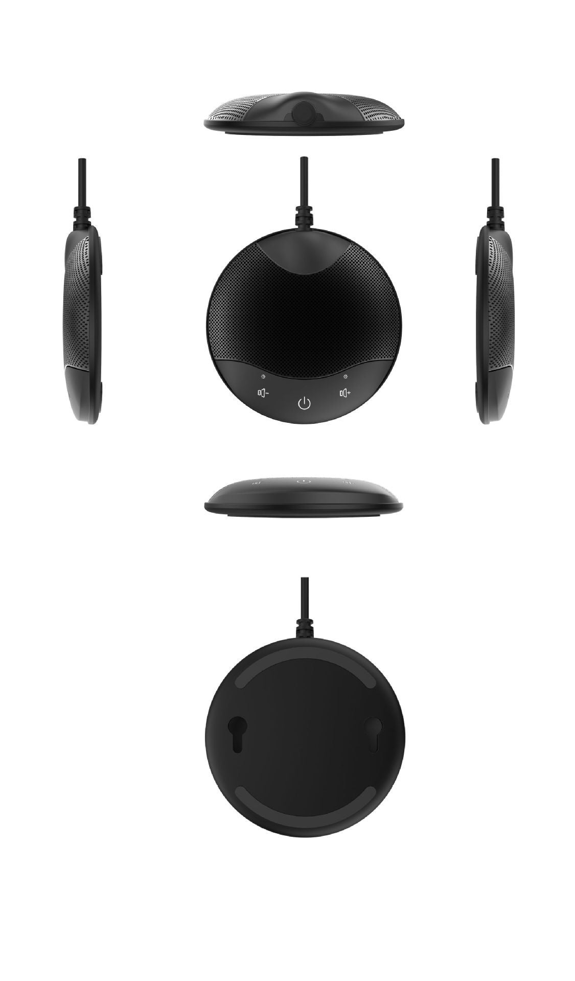 KTX-226579 USB Conference Condenser Microphone for Video and Voice Recording, Model A7, Black