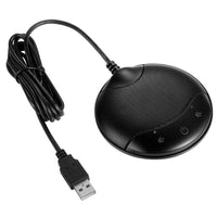 HKM-226579 USB Conference Condenser Microphone for Video and Voice Recording, Model A7, Black