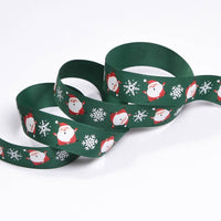 HKM-226643 Polyester Christmas Ribbon for DIY Crafts, Clothing, and Home Decor - 10 or 100 Yards