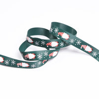 HKM-226643 Polyester Christmas Ribbon for DIY Crafts, Clothing, and Home Decor - 10 or 100 Yards