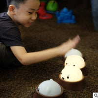 HKM-226707 USB Rechargeable LED Hamster Night Light with Two Brightness Modes for Kids' Rooms