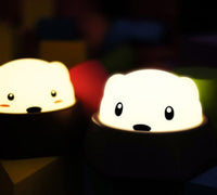 HKM-226707 USB Rechargeable LED Hamster Night Light with Two Brightness Modes for Kids' Rooms