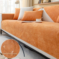 HKM-226771 Waterproof Non-Slip Sofa Cushion Cover in Solid Colors - Various Sizes Available
