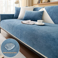 HKM-226771 Waterproof Non-Slip Sofa Cushion Cover in Solid Colors - Various Sizes Available