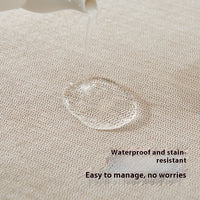 HKM-226771 Waterproof Non-Slip Sofa Cushion Cover in Solid Colors - Various Sizes Available