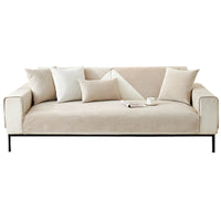 HKM-226771 Waterproof Non-Slip Sofa Cushion Cover in Solid Colors - Various Sizes Available