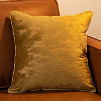 HKM-226835 Lightweight Solid Velvet Cushion Cover for Bedside or Living Room - 45x45 & 55x55 Options Available
