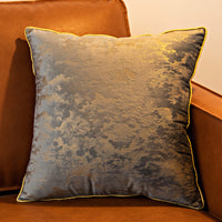 HKM-226835 Lightweight Solid Velvet Cushion Cover for Bedside or Living Room - 45x45 & 55x55 Options Available
