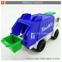 HKM-226835 Miniature Friction Toy Garbage Truck for Kids - 7 x 14 x 8 CM Size