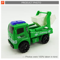 HKM-226835 Miniature Friction Toy Garbage Truck for Kids - 7 x 14 x 8 CM Size