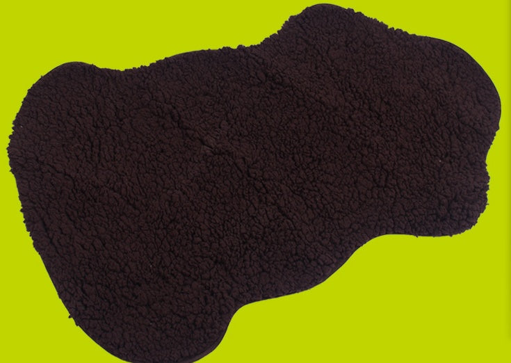 HKM-227155 Super Soft Lambskin Cotton Dog Kennel Mat - Machine Washable, Lint-Free, 100x75 cm