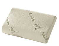 HKM-227155 Wave Shaped Bamboo Fiber Memory Pillow - 60x40x10-12CM, Soft Slow Rebound Design