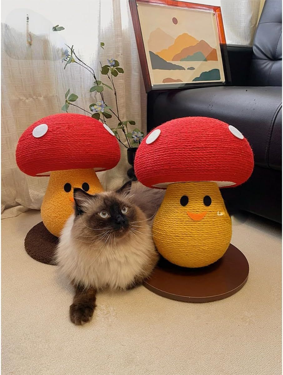HKM-227219 Foldable Cat Scratcher with Round Cardboard Design for Indoor Claw Grinding and Furniture Protection