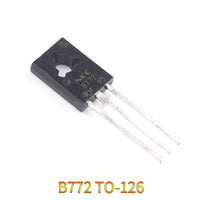 HKM-227219 PNP Power Transistor B772 TO-126 SOT-89, 3A 40V Collector-Emitter Breakdown