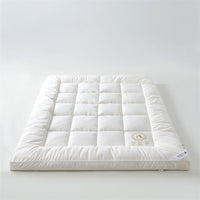 HKM-227347 White Soybean Fiber Mattress - Soft Anti-Feather Cloth Cover, Multiple Sizes Available